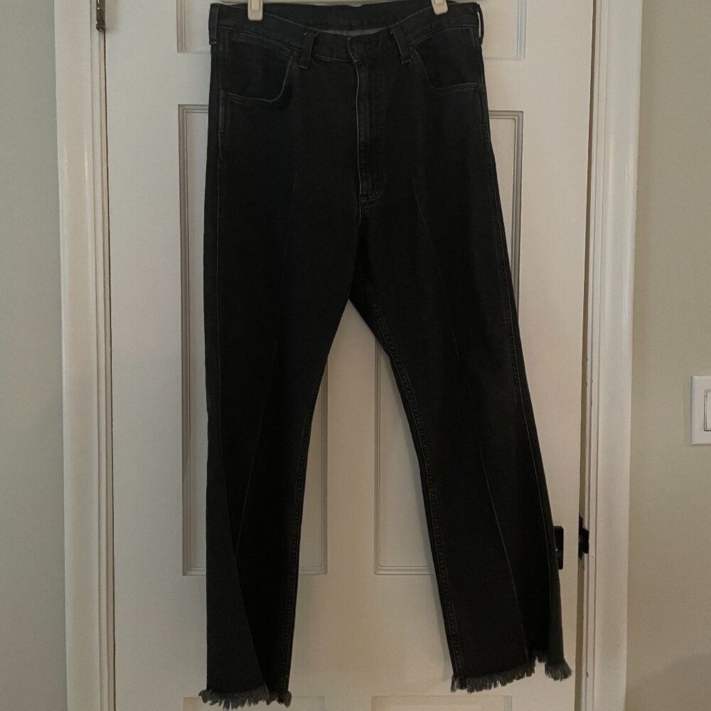 F/CE Upcycled Wrangler Black Jeans Size L